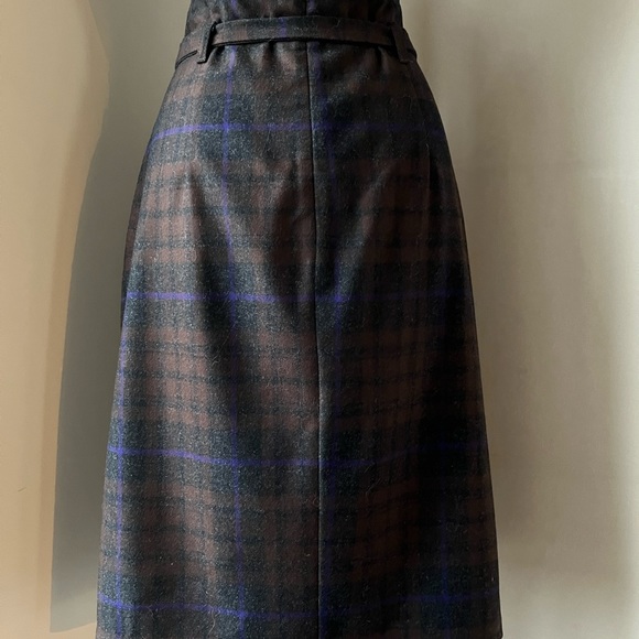 Vintage United Colours of Benetton Wool Skirt - Picture 2 of 10